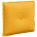 Cuscino per Schiena Giallo Chiaro 50 x 45 cm Tessuto in Cords - Foto miniatura 1