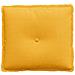Cuscino per Schiena Giallo Chiaro 50 x 45 cm Tessuto in Cords - Foto miniatura 5
