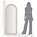 Specchio Con Cornice Vkh463-beige-mdf-60x4x160 Cm - Foto miniatura 5