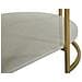 Tavolino Vkh791-oro-metallo-90x60x45 Cm - Foto miniatura 5