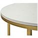 Tavolino Vkh791-oro-metallo-90x60x45 Cm - Foto miniatura 6