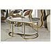Tavolino Vkh791-oro-metallo-90x60x45 Cm - Foto miniatura 7
