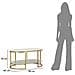 Tavolino Vkh791-oro-metallo-90x60x45 Cm - Foto miniatura 8