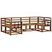 Set di divani da esterno 6 pcs Naturale - Foto miniatura 1