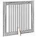 Cancello per cani con supporti 4 pcs Grigio Sonoma 100 x 100 cm - Foto miniatura 5