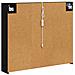 Mobiletto per specchio da bagno Rovere Nero 83,5 x 15,5 x 70 cm - Foto miniatura 9