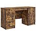 Scrivania Rovere Fumo 142,5 x 50 x 75 cm Legno ingegnerizzato - Foto miniatura 1