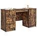 Scrivania Rovere Fumo 142,5 x 50 x 75 cm Legno ingegnerizzato - Foto miniatura 2