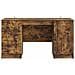 Scrivania Rovere Fumo 142,5 x 50 x 75 cm Legno ingegnerizzato - Foto miniatura 4