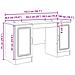 Scrivania Rovere Fumo 142,5 x 50 x 75 cm Legno ingegnerizzato - Foto miniatura 8