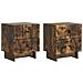 Armadio da Notte 2 pcs Rovere Fumo 43 x 34,5 x 47,5 cm - Foto miniatura 1