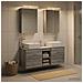 Set di mobili per il bagno 5 pcs Sonoma grigio - Foto miniatura 4
