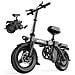 Bicicletta Elettrica Pieghevole 250w Batteria 48v 15ah, Doppio Freno Disco Sospensioni Adulti Città - Foto miniatura 1