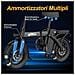 Bicicletta Elettrica Pieghevole 250w Batteria 48v 15ah, Doppio Freno Disco Sospensioni Adulti Città - Foto miniatura 8
