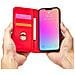 Portafoglio Magnetico Per Iphone 13 Pro, Custodia Per Carte, Colore Rosso. - Foto miniatura 6