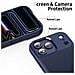 Custodia Opaca Blu Scuro Per Iphone 17 Pro - Foto miniatura 5