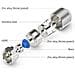 vers Confezione 10 Adattatori F Per Cavi Diametro 6,8/7mm Silver - Foto miniatura 3