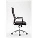Sedia Ufficio Girevole Kolumbus in Tessuto I Sedia Scrivania Ergonomica con Alto Schienale I Sedia Studio Regolabile con Braccioli Nero - Foto miniatura 3