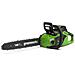 Motosega Brushless Greenworks 40v - 40 Cm - Senza Batteria E Caricabatterie - Gd40cs18 - Foto miniatura 3