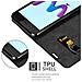 Custodia Compatibile Con Wiko Sunny 3 In Nero Di Notte - Coperchio Protettiva Con Chiusura Magnetica, Funzione Stand E Tasca Per Le Carte - Foto miniatura 2