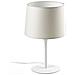 Lampada Da Tavolo Rotonda Rastremata Bianca, E27 - Foto miniatura 1