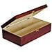 Rossa Scatola In Legno Per Vino | 2 Bottiglie | 35 X 20 X 10 Cm | Divisori Rimovibili | Coperchio E Serratura | Cassetta Confezione Perfetta Per Regalo Decoupage Stoccaggio Decorazione - Foto miniatura 2