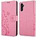Custodia Compatibile Con Samsung Galaxy A13 5g In Rosa Fiore - Coperchio Protettivo In Design Floreale Con Chiusura Magnetica, Funzione Stand E Slot Per Carte - Foto miniatura 7