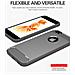 Custodia Compatibile Con Apple Iphone 6 In Brusched Grigio - Coperchio Protettivo In Silicone Tpu Flessibile In Look Acciaio Inossidabile-fibra Di Carbonio - Foto miniatura 4