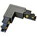 Link Trimless L-connector Right Dali 1-10v Bk Lampada - 246611 - Foto miniatura 1