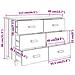 Credenza Grigio Scuro 113x40x80 Cm In Legno Massello Di Pino - Foto miniatura 4