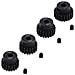 4 Pezzi Pignoni 18t 19t 20t 21t 48dp 3,175mm Shaft Gear Module Pinion Per Motore Brushless 1:10 1/10 Rc Monster / buggy / camion, Colore Nero - Foto miniatura 1