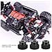 4 Pezzi Pignoni 18t 19t 20t 21t 48dp 3,175mm Shaft Gear Module Pinion Per Motore Brushless 1:10 1/10 Rc Monster / buggy / camion, Colore Nero - Foto miniatura 2