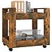 Carrello Scrivania Rovere Fumo 60x45x60 Cm Legno Multistrato - Foto miniatura 3