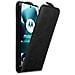 Custodia Compatibile Con Motorola Moto G200 5g In Nero Di Notte - Coperchio Protettivo In Design Flip Con Chiusura Magnetica - Foto miniatura 1