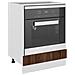 Mobile da Forno “Riga” Rovere Marrone 60x46x81,5 cm - Foto miniatura 9