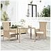 Sedie Da Giardino Con Cuscini 2 Pz In Polyrattan Beige - Foto miniatura 1