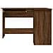 Scrivania Angolo Rovere Marrone 120x140x75 Cm Legno Multistrato - Foto miniatura 7