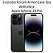 Forcell Custodia Armor Case Tpu Cover Per Apple Iphone 14 Pro Black - Foto miniatura 2