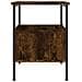 Comodino Rovere Fumo 34x36x50 Cm In Legno Multistrato - Foto miniatura 7