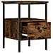 Comodino Rovere Fumo 34x36x50 Cm In Legno Multistrato - Foto miniatura 9