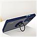 Cover Per Honor 90 Lite Anello Metallico Supporto Bordo Blu - Foto miniatura 4