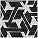 Set Di 2 Cuscini Andirin Cotone 45 X 45 Cm Nero Trama Geometrica - Foto miniatura 4