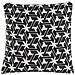 Set Di 2 Cuscini Andirin Cotone 45 X 45 Cm Nero Trama Geometrica - Foto miniatura 5