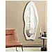 Specchio Da Parete Velluto Bianco 57 X 160 Cm Reigny - Foto miniatura 1