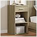 Comodini 2 Pz Rovere Sonoma 35x34x65 Cm In Legno Multistrato - Foto miniatura 1