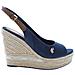 Aylin Sandals Sandali Tessile Scarpe Donna Blu Eu 36, Aylin005a Blu - Foto miniatura 1