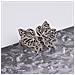 Fibbia Per Cintura Con Farfalla Vuota Per Jeans (5 Paia) Silvergrey - Foto miniatura 1