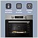 Forno Elettrico da Incasso Bake 800 33704009 Capacità 78 L Multifunzione Ventilato Colore Acciaio inox - Foto miniatura 7