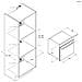 Forno Elettrico da Incasso Bake 800 33704009 Capacità 78 L Multifunzione Ventilato Colore Acciaio inox - Foto miniatura 12