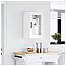 Pensile Da Cucina Con Porta In Vetro Porto Bianco Lucido - Foto miniatura 3